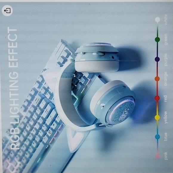 SOMIC Wireless Gaming Headset Blue 3D Light Up Cat Ear Prof Sound PC Games Movie - Picture 3 of 12